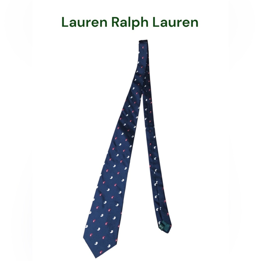 Lauren Ralph Lauren Blue Silk Necktie